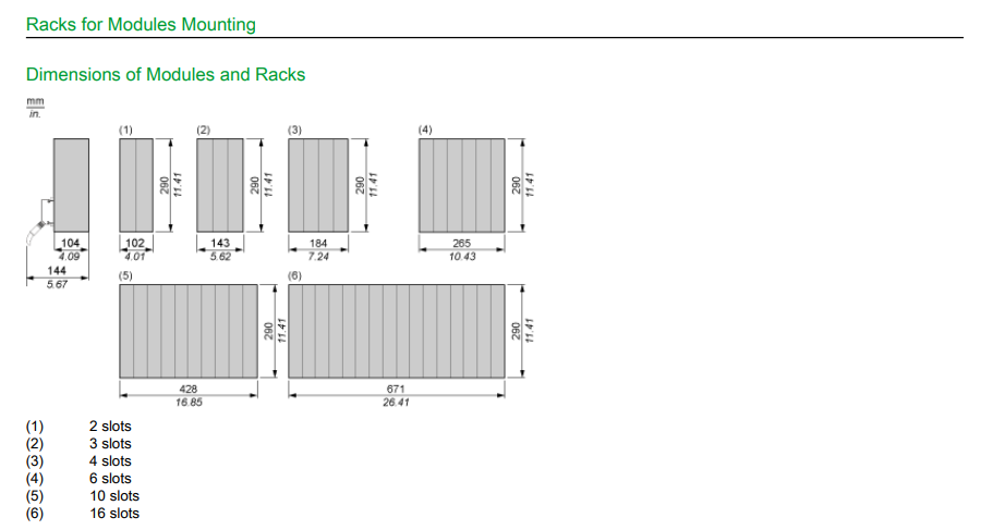 140CPU31110 Dimensions Drawings